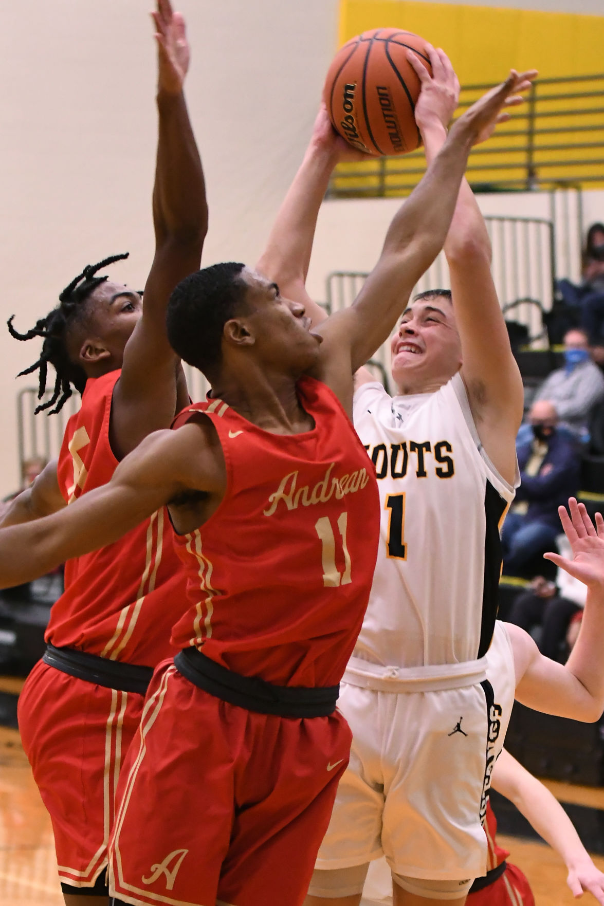 Andrean at Kouts boys basketball